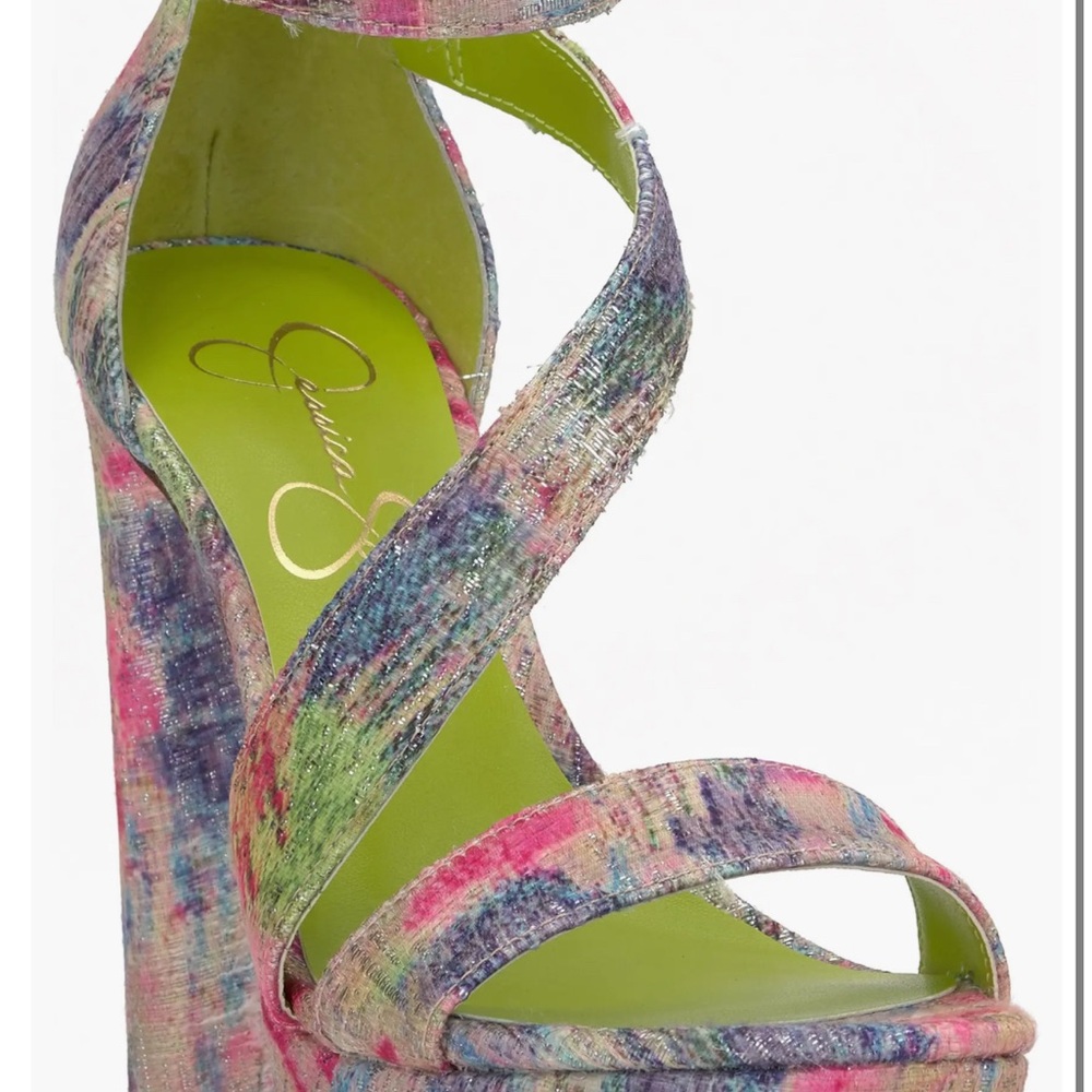 Jessica Simpson Iley Ankle Strap Sandal Size 9 LIKE NEW